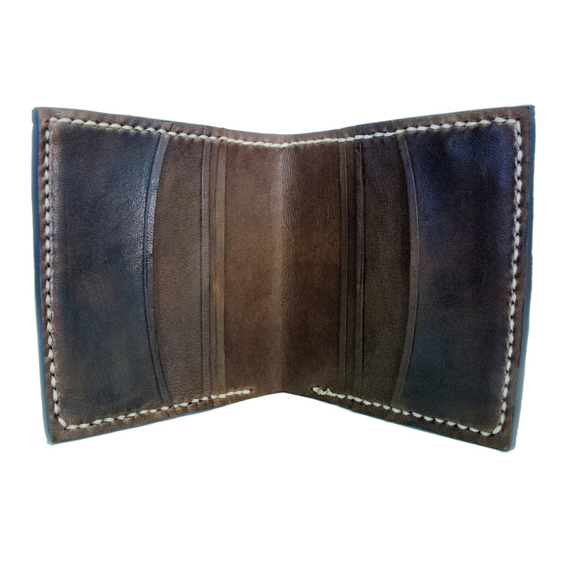 Hand stitched Cod Fish leather wallet  with brown interior, Fishleather wallet, Good Old Company - Hraun- Art and design